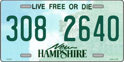 NH license plate 3082640