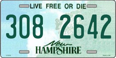 NH license plate 3082642