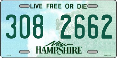NH license plate 3082662