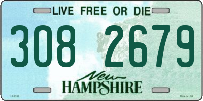 NH license plate 3082679