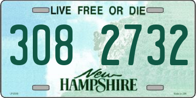 NH license plate 3082732