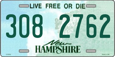 NH license plate 3082762