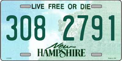 NH license plate 3082791