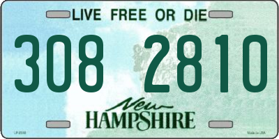 NH license plate 3082810