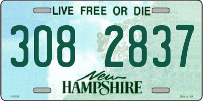 NH license plate 3082837