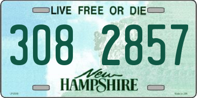 NH license plate 3082857