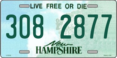 NH license plate 3082877