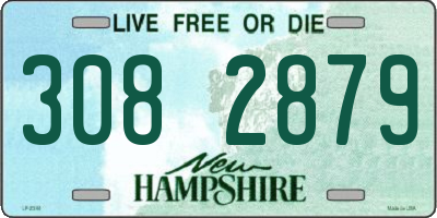 NH license plate 3082879