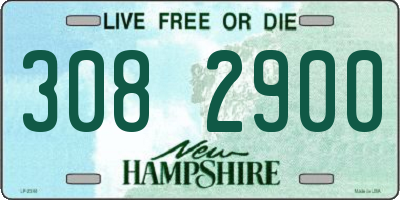 NH license plate 3082900