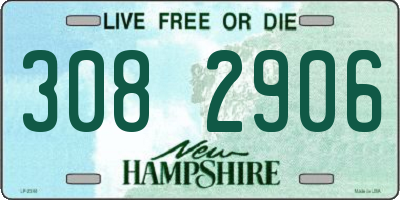 NH license plate 3082906