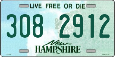 NH license plate 3082912