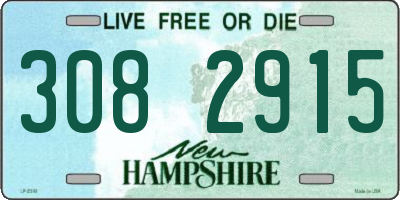 NH license plate 3082915