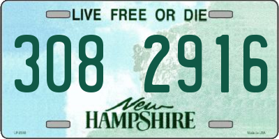 NH license plate 3082916