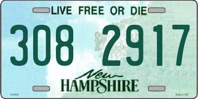 NH license plate 3082917