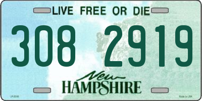 NH license plate 3082919