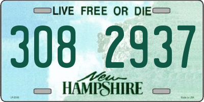 NH license plate 3082937