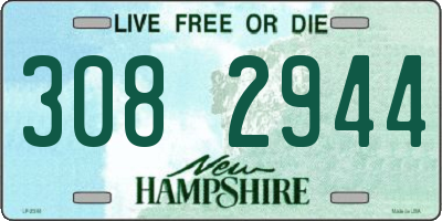 NH license plate 3082944