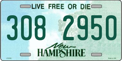 NH license plate 3082950