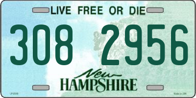 NH license plate 3082956