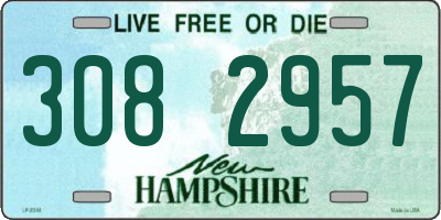 NH license plate 3082957