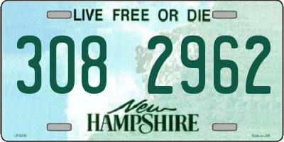 NH license plate 3082962
