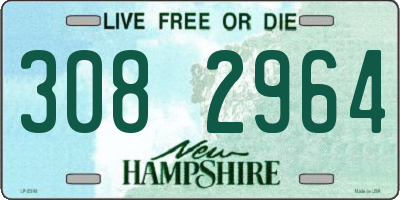 NH license plate 3082964