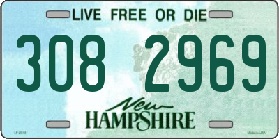 NH license plate 3082969