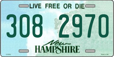 NH license plate 3082970