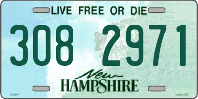 NH license plate 3082971