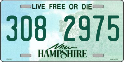 NH license plate 3082975