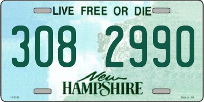 NH license plate 3082990