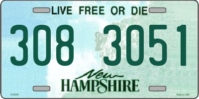 NH license plate 3083051