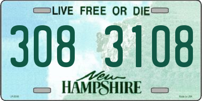 NH license plate 3083108