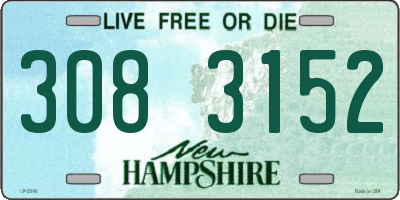 NH license plate 3083152