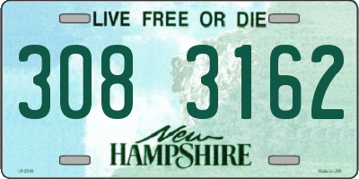 NH license plate 3083162