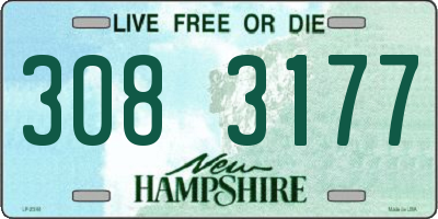 NH license plate 3083177