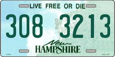 NH license plate 3083213