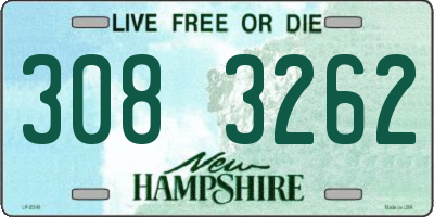 NH license plate 3083262