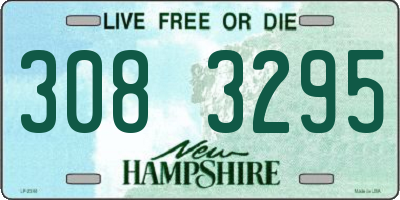 NH license plate 3083295