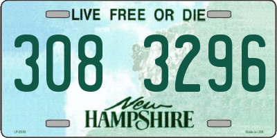 NH license plate 3083296
