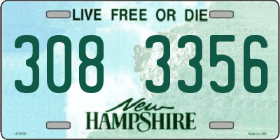 NH license plate 3083356