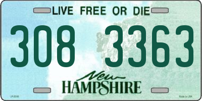 NH license plate 3083363