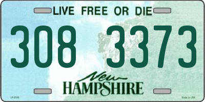 NH license plate 3083373
