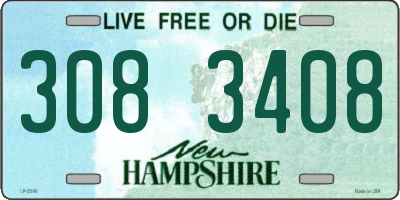 NH license plate 3083408