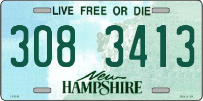 NH license plate 3083413