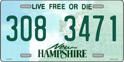 NH license plate 3083471