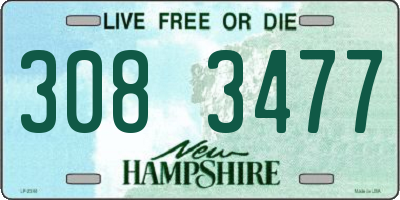 NH license plate 3083477