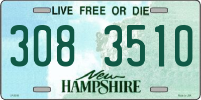 NH license plate 3083510