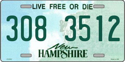 NH license plate 3083512