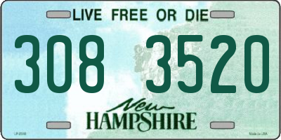 NH license plate 3083520